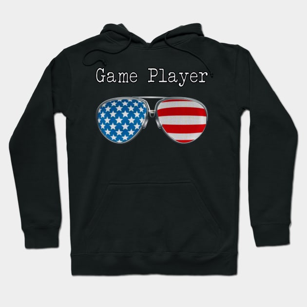 AMERICA PILOT GLASSES GAME PLAYER Hoodie by SAMELVES